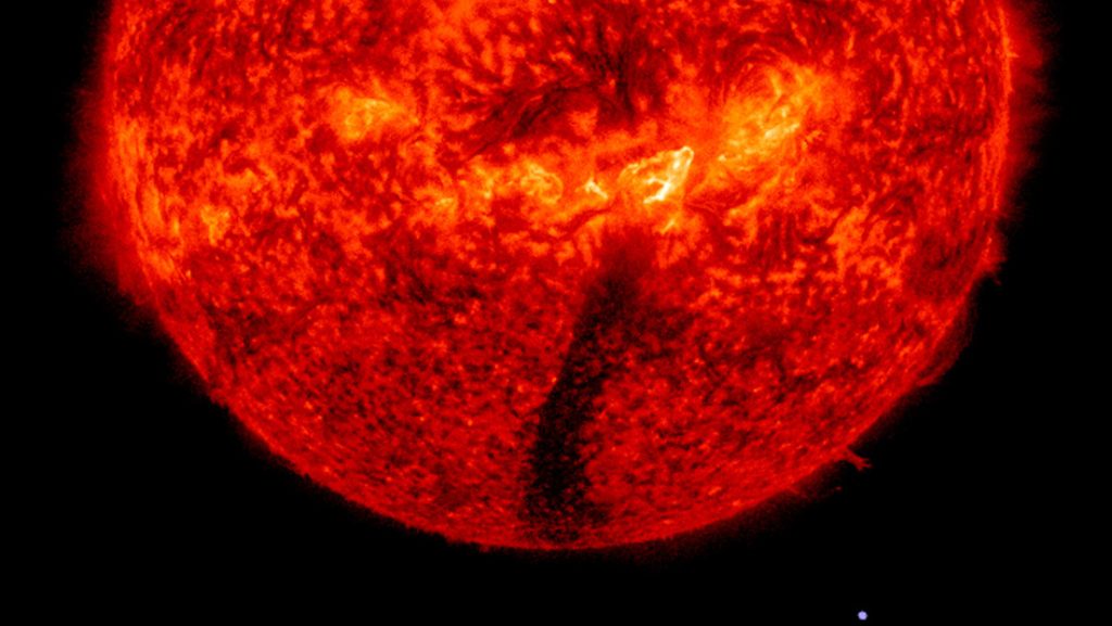 Captan al Sol liberando una rara