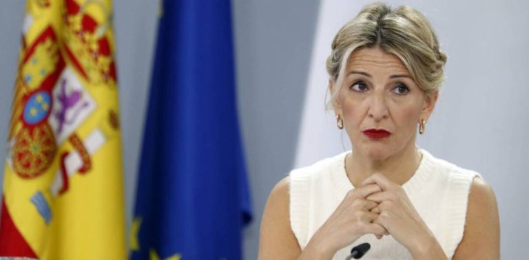 La vicepresidenta segunda del Gobierno y ministra de Trabajo y Economía Social, Yolanda Díaz.