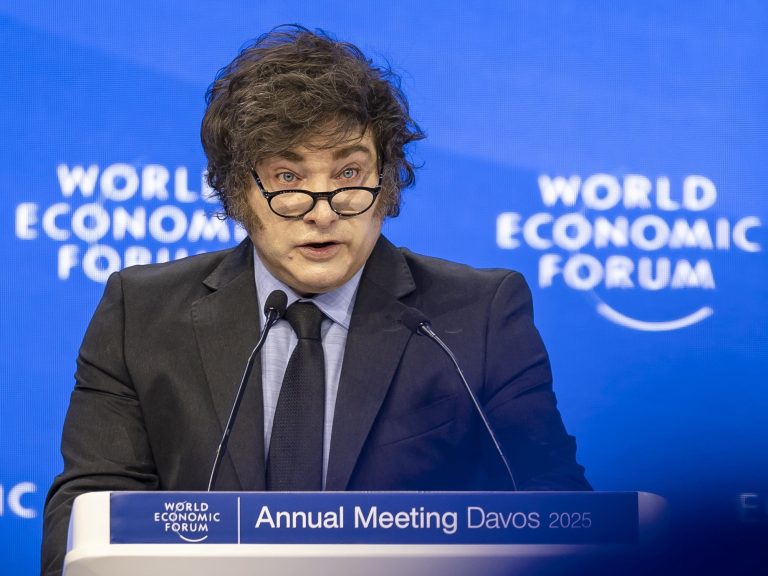las duras críticas de Milei en el Foro de Davos