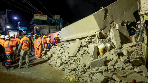 Derrumbe en La Romana: confirman dos fallecidos y un herido