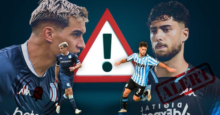 García Basso y Di Cesare, las alarmas en Racing: ¿llegan contra Belgrano? :: Olé