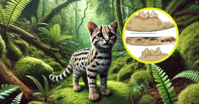 un gato del tamaño de la palma de la mano que convivió con nuestros antepasados hace 300.000 años