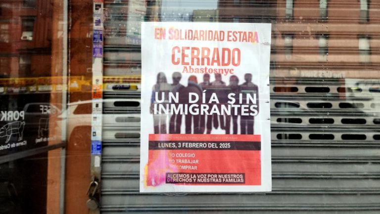 “Un día sin inmigrantes”, los negocios protestan por la ofensiva de Trump contra los migrantes
