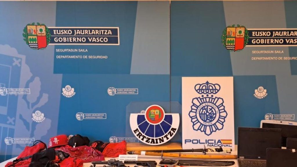 Desarticulada una rama de la organización violenta juvenil los 'Blood' en Madrid y Gipuzkoa