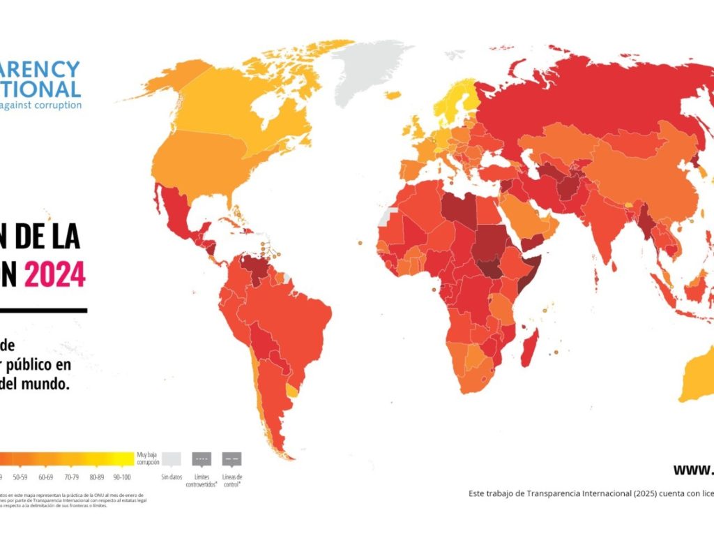 La Argentina, estancada en el ranking mundial de percepción de la corrupción