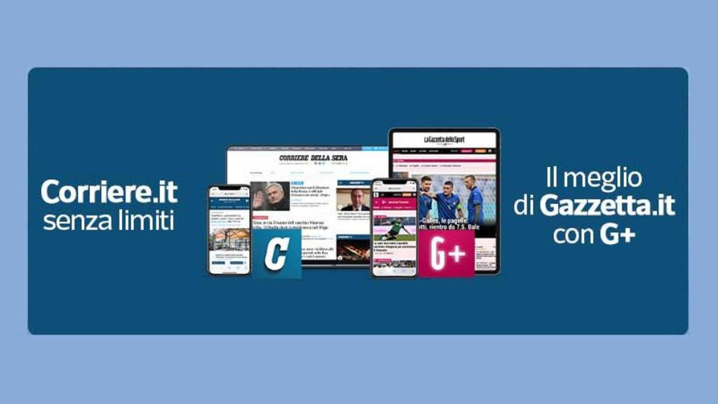 Offerta Corriere e Gazzetta a soli 49,99 euro all'anno