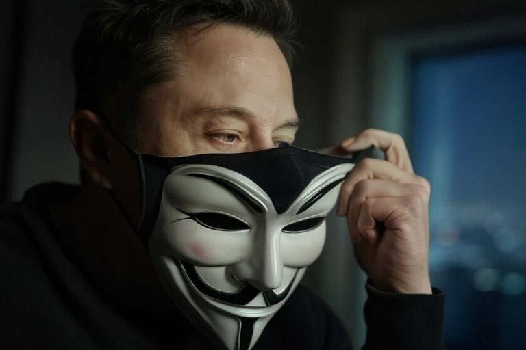 Anonymous ha vuelto con fuerza para cargar contra Elon Musk. Denuncian que ejerce demasiado poder sin rendir cuentas