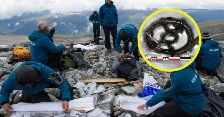 Arqueólogos desentierran en Noruega objetos ocultos en el hielo durante siglos… y el hallazgo desconcierta a los expertos