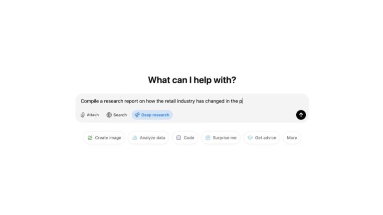 ChatGPT's Deep Research tool can create reports from hundreds of online sources