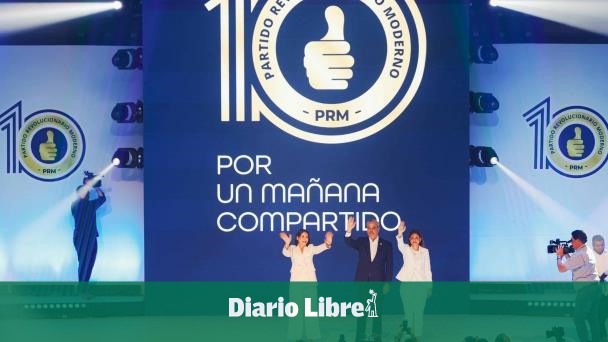 Décimo aniversario del PRM: dicen que rescataron la democracia