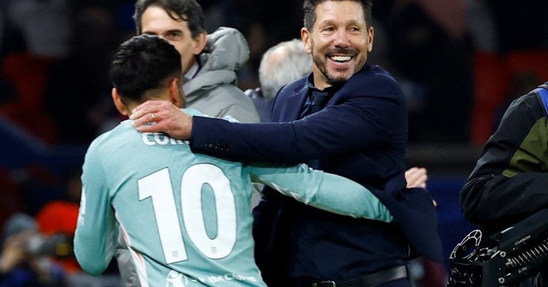Diego Simeone y la banca a Ángel Correa, suplente habitual: "Él lo acepta de la mejor manera" :: Olé
