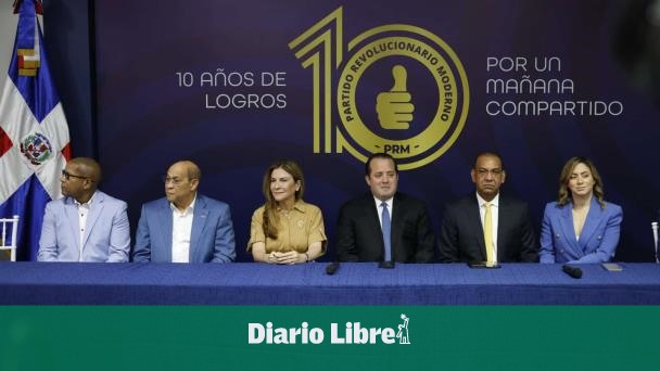 El PRM arriba a su primera década saturado del poder
