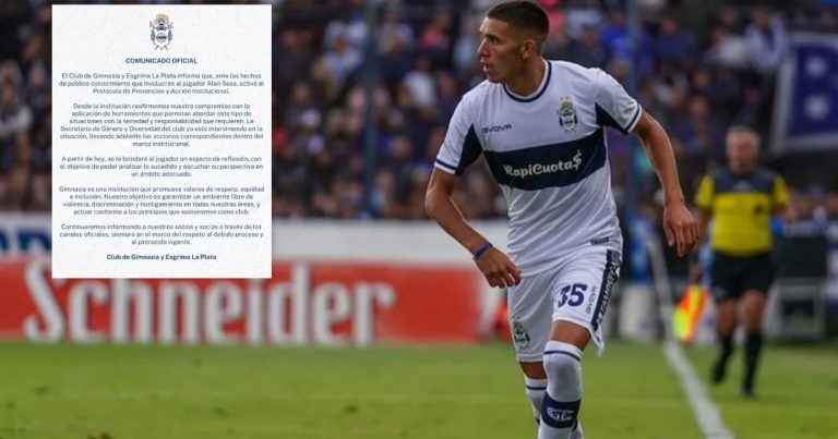 El comunicado de Gimnasia tras la detención de Alan Sosa :: Olé