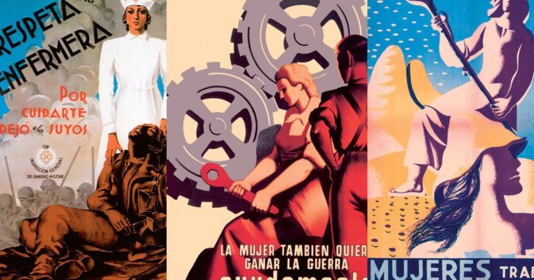 Este fue el papel de las mujeres en la propaganda bélica española