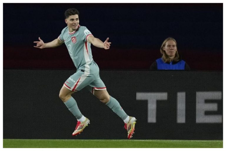 Julián y Griezmann silencian Montjuïc en menos de cinco minutos