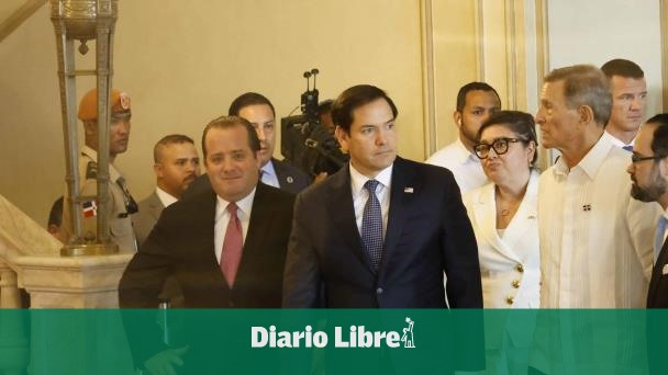 Marco Rubio llega al Palacio Nacional