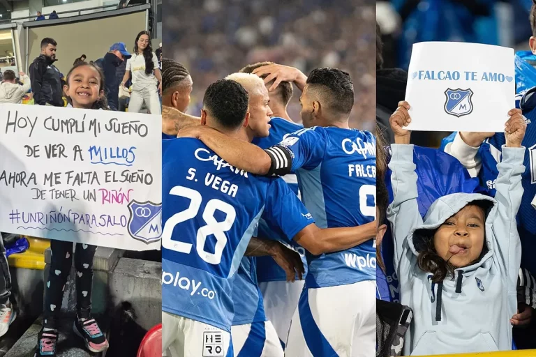 Salomé Basto, la niña que cumplió el sueño de ver a Millonarios y pide ayuda para un trasplante de riñón