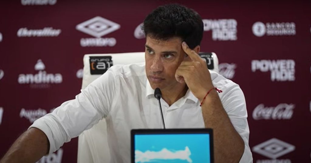 Sebastián Domínguez y una incómoda pregunta sobre el supuesto interés de Vélez por Broggi para reemplazarlo :: Olé