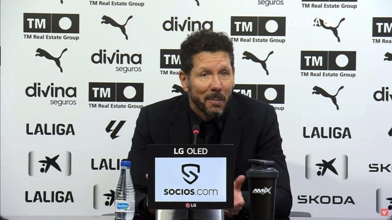 Simeone: "Es penalti como en la Eurocopa, no entiendo nada"