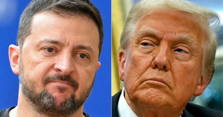 Trump llama a Zelenski "dictador sin elecciones" en Truth Social