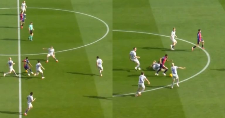 Video: la increíble jugada de Lamine Yamal con la que todos lo comparan con Messi :: Olé