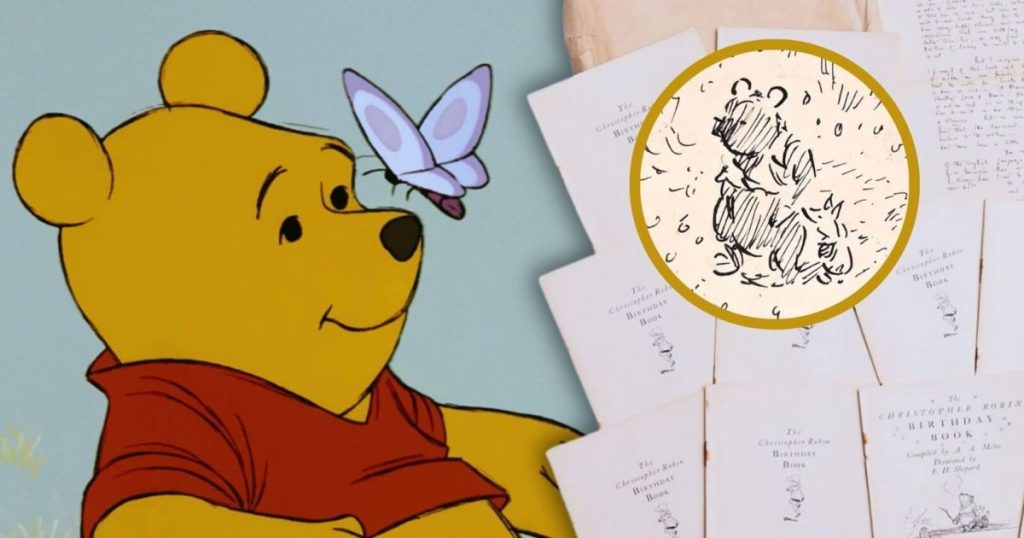 descubren en un ático manuscritos y bocetos originales de Winnie the Pooh después de casi un siglo perdidos