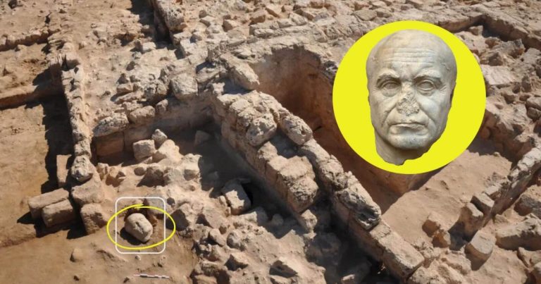 descubren una colosal cabeza de mármol de hace más de 2.000 años (¿un filósofo olvidado?)