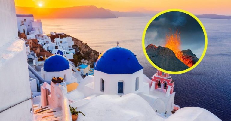 el volcán de Santorini es más peligroso de lo que creíamos. Científicos descubren que la erupción del año 726 fue tan devastadora como la del volcán Tonga