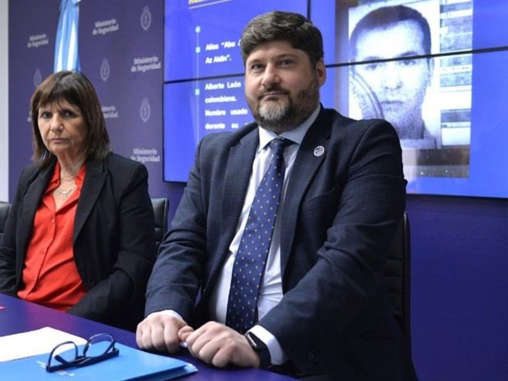 Patricia Bullrich desplazó a Ricardo Ferrer Picado de la dirección de Inteligencia Criminal