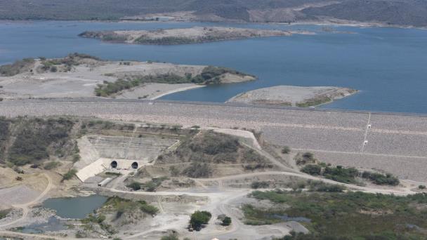 Caba filtraciones de presa de Monte Grande en el rango contemplado