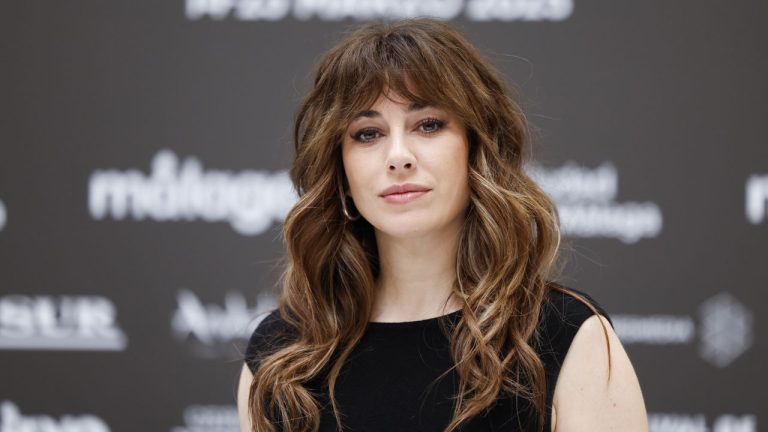El flequillo cortina desfilado de Blanca Suárez