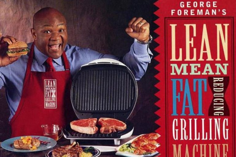 El mayor éxito de George Foreman fue... como vendedor de parrillas eléctricas