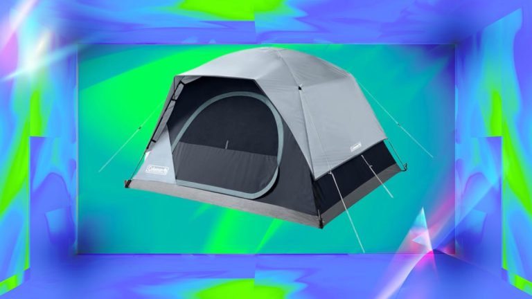 Coleman Skydome Tent with LED Lights