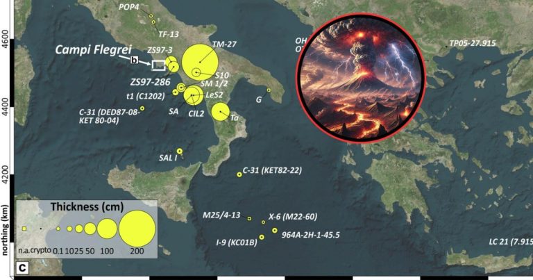 Este volcán italiano no es tan conocido como el Vesubio, pero tiene un potencial aterrador