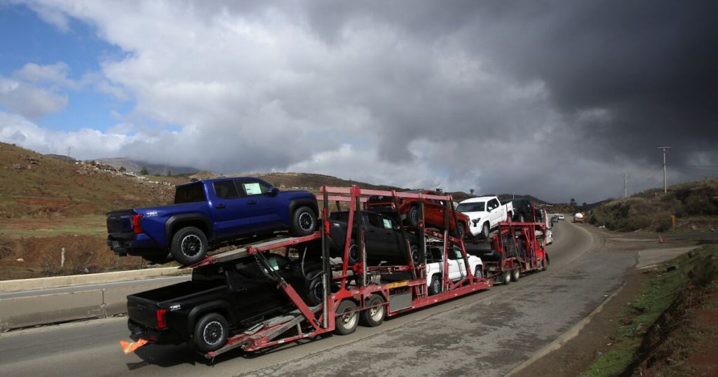 Exportaciones de autos de México cayeron 9.2% en febrero en medio de amenazas de aranceles