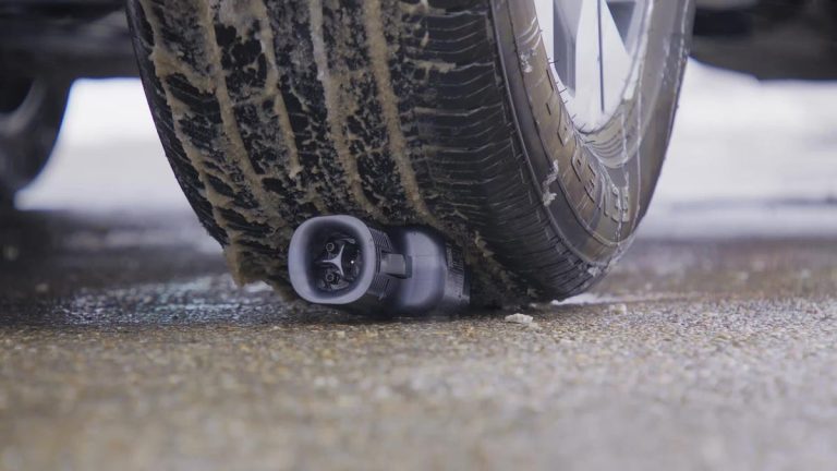 Ford Tested Its Gen 2 NACS Adapter by Running It Over With an F-150