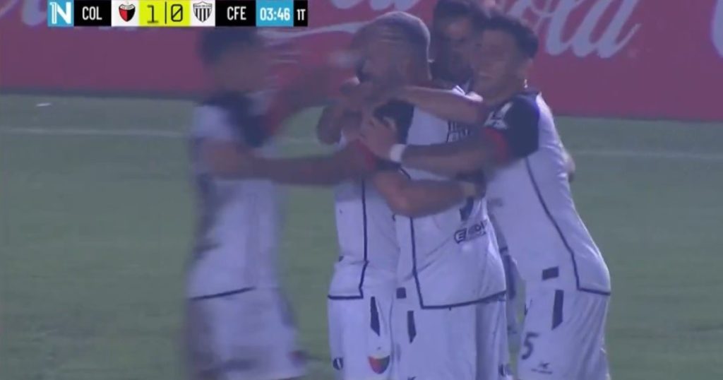 Golazo de Gigliotti y Colón puntero del Nacional :: Olé