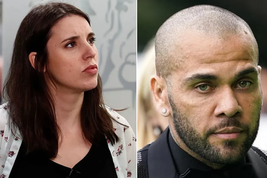 Irene Montero estalla con la absolución de Dani Alvés: "Ejemplo de violencia institucional y de justicia patriarcal"