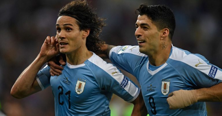 La banca de Luis Suárez a Cavani luego del triunfo de Boca ante Central :: Olé