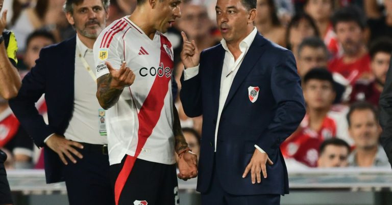 La crítica de Gallardo a Enzo Pérez por la roja ante Estudiantes :: Olé