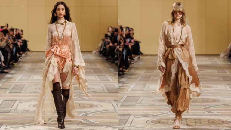 La tendencia boho en capas que dominó la pasarela de Zimmermann durante la Paris Fashion Week 2025