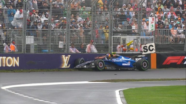 Lo que Carlos Sainz sintió en el coche y no se apreció antes de irse al muro