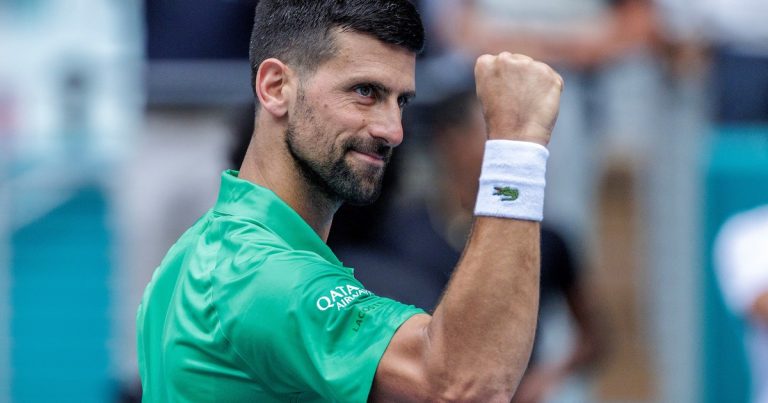 Novak Djokovic avanzó a la final del Masters 1000 de Miami y está a un partido de los 100 títulos :: Olé