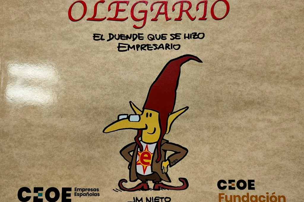Olegario, el empresario: el cómic de la Fundación CEOE para inculcar el espíritu emprendedor en las aulas