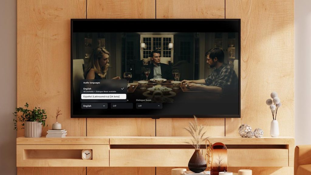Prime Video is beginning an AI dubbing pilot program for select movies and series