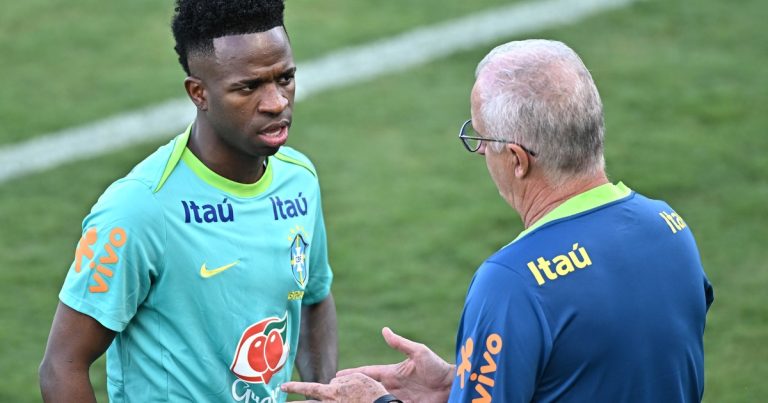 Qué dijeron Dorival Junior y Vinicius antes del clásico contra la Selección Argentina por las Eliminatorias Sudamericanas :: Olé