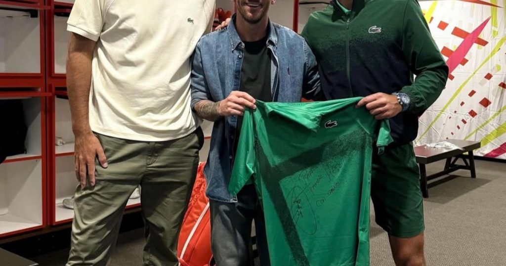 "Reunión de GOATS": la foto viral de Messi con Novak Djokovic y Juan Martín Del Potro :: Olé