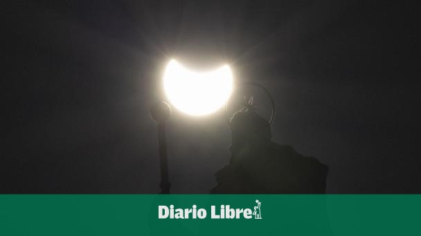Se puede apreciar eclipse solar parcial en el hemisferio norte