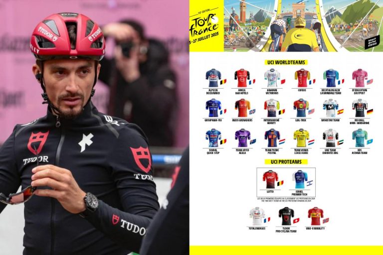 Tour Francia: El Tour desvela sus invitaciones: el Tudor de Alaphilippe debuta en 2025