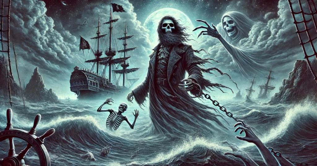 el temido espíritu marino que encarna el lado oscuro del océano y aterroriza a los marineros